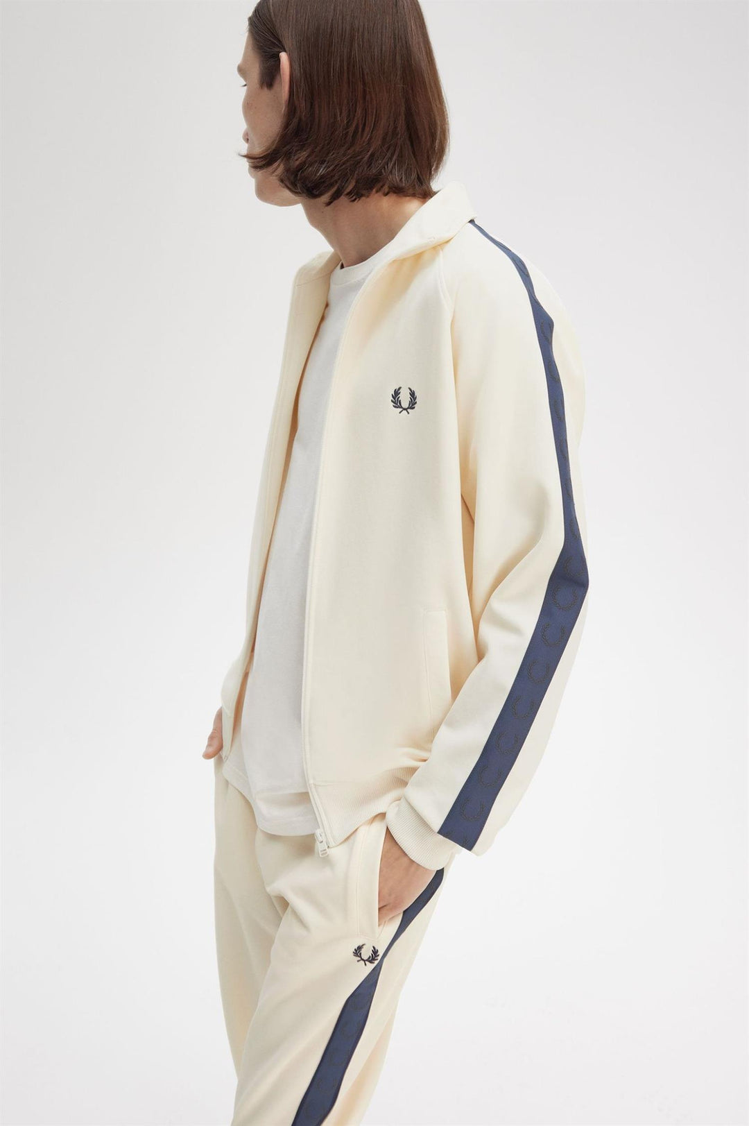 Contrast Tape Track Jacket