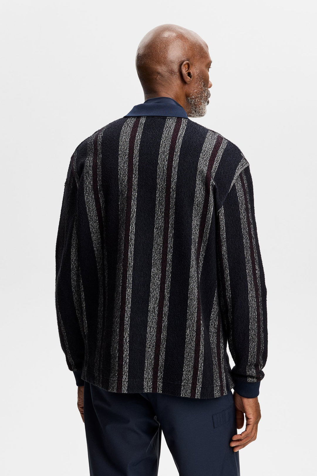 BERGMAN JACQUARD OVERSIZE POLO
