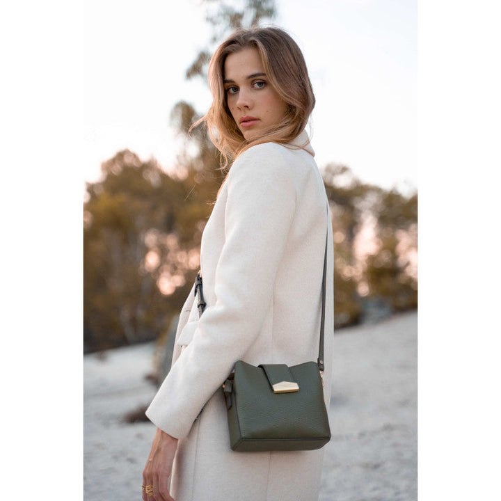 Cowhide Leather Small Crossbody