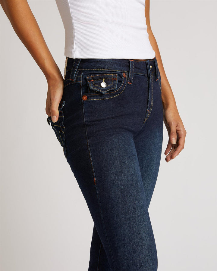 Becca Mid Rise Bootcut Flap