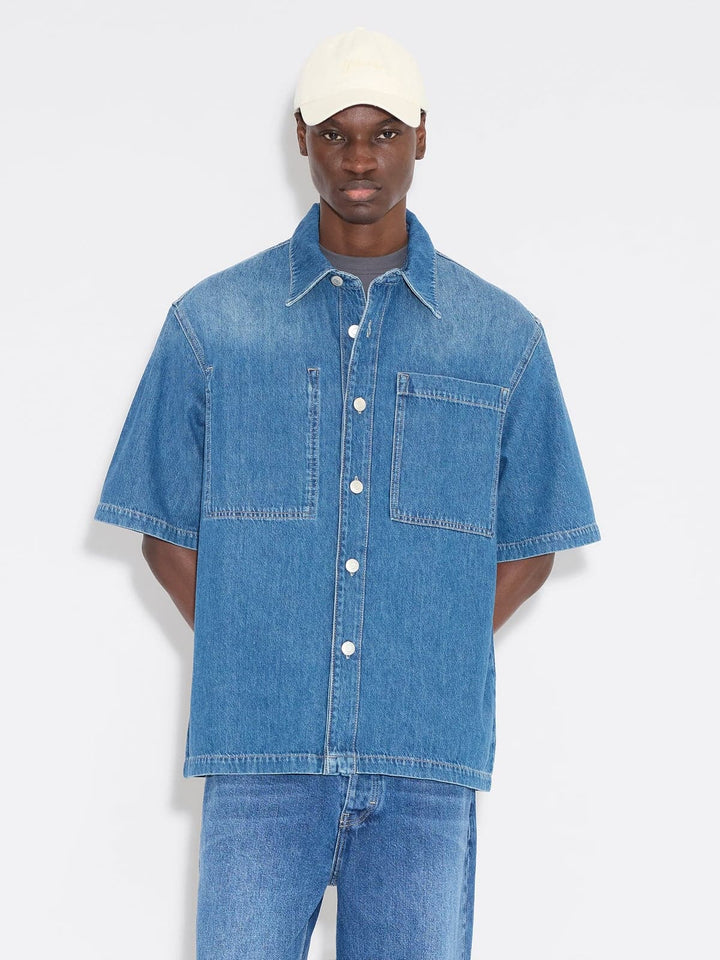 Relaxed Denim Short Sleeve