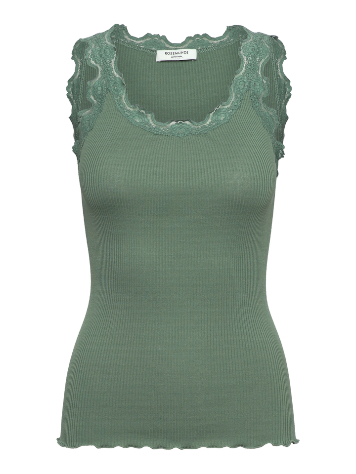 RWBabette Silk SL U-neck Lace Top