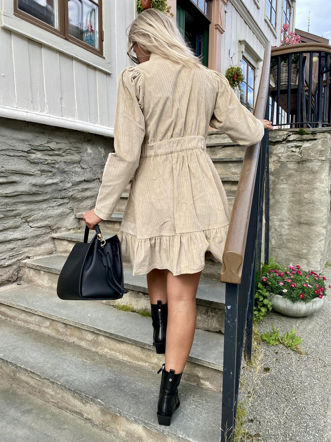 Corduroy Mini Dress