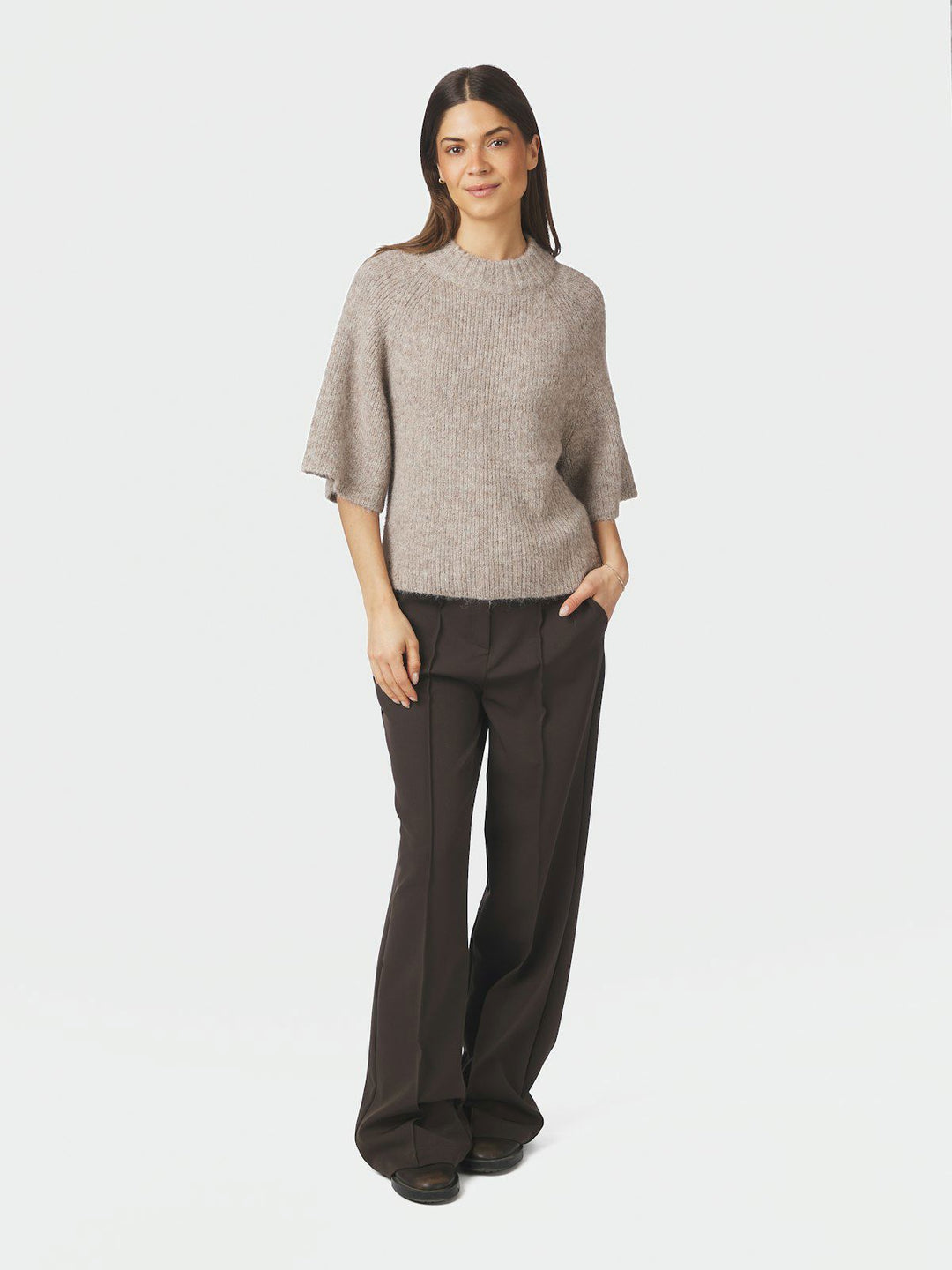 Bandi Fluffy Knit Blouse