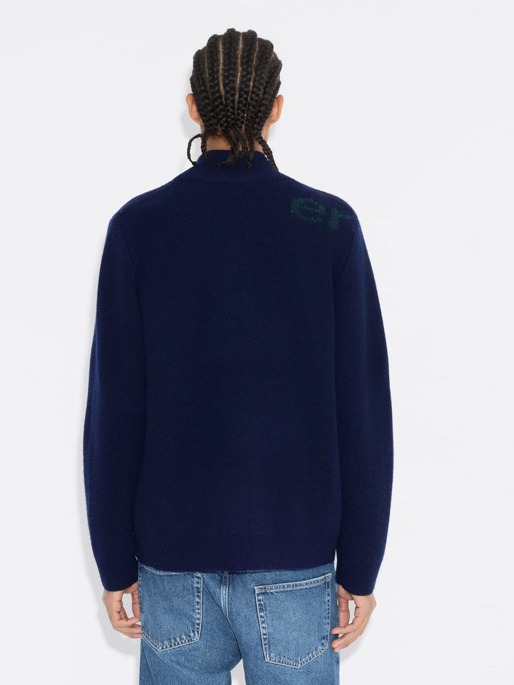 Haza Logo Zip-Up Cardigan