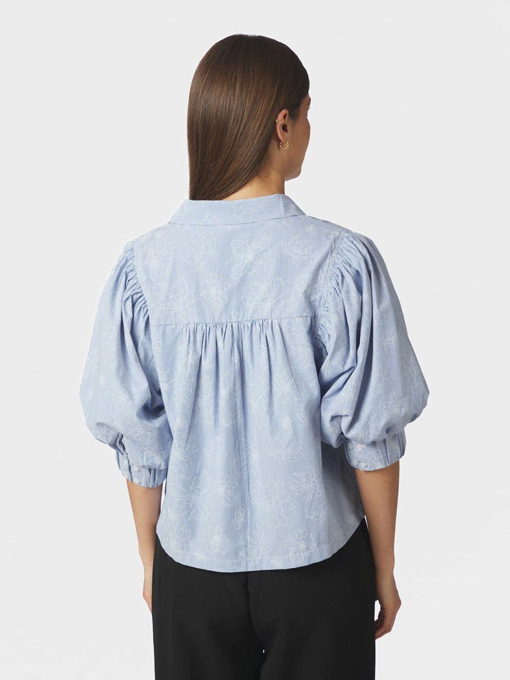 Etta Flower Stripe Shirt