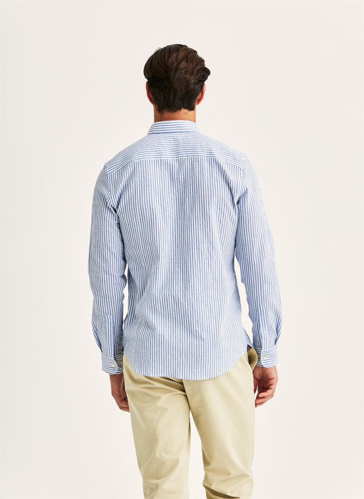 Morris Seersucker Shirt-Slim