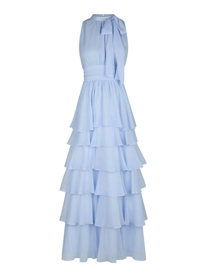 Marli Solid Chiffon Dress
