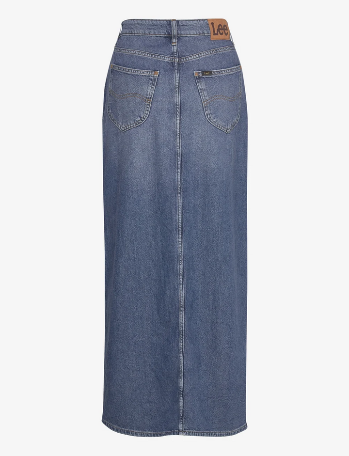 Side slit maxi skirt