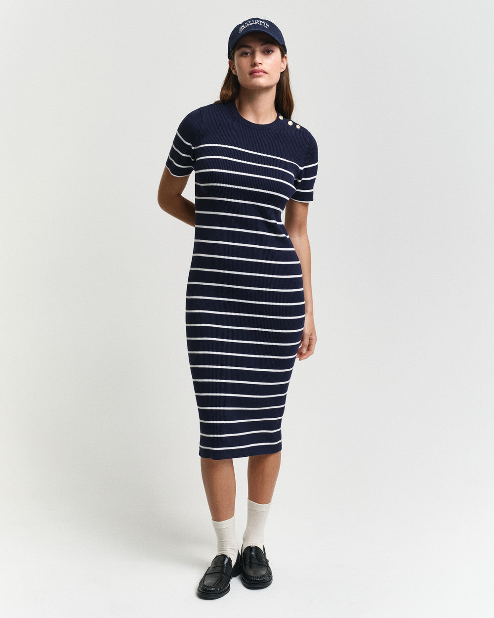 Ribbed Breton Dress