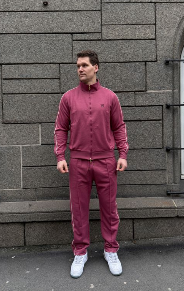 Track Jacket NYC Maroon