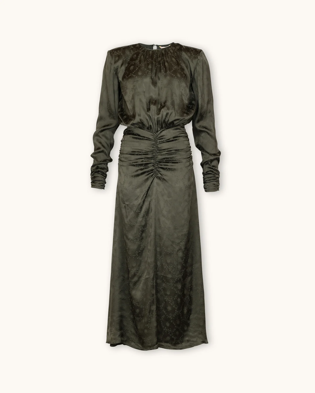Jaquard Rouching Dress