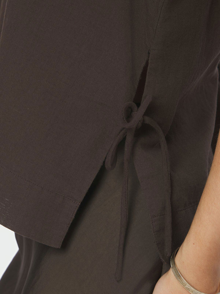 Svetlana Linen Top