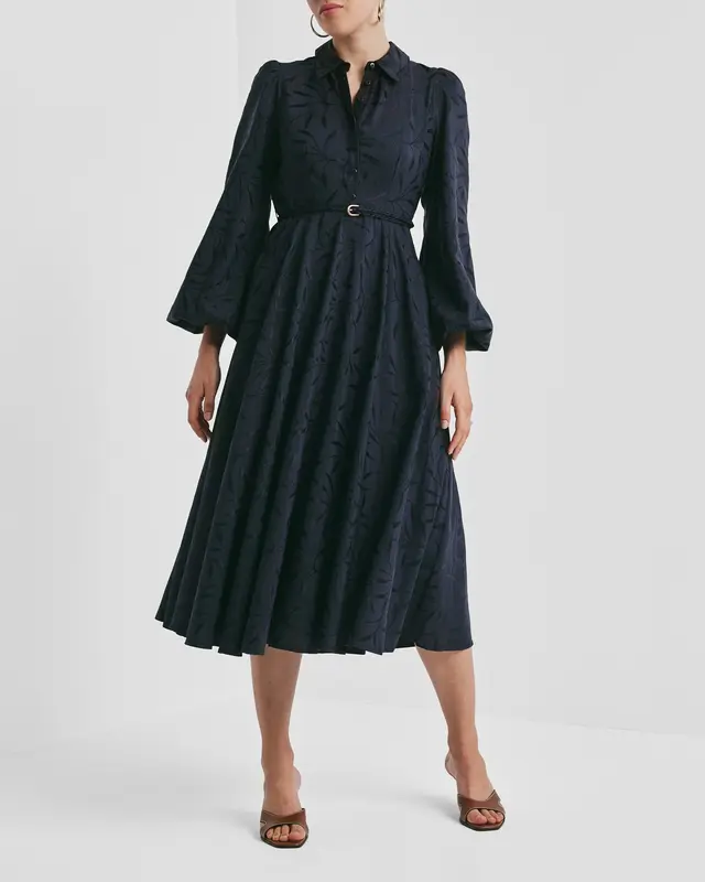 Jaquard Midi Dress