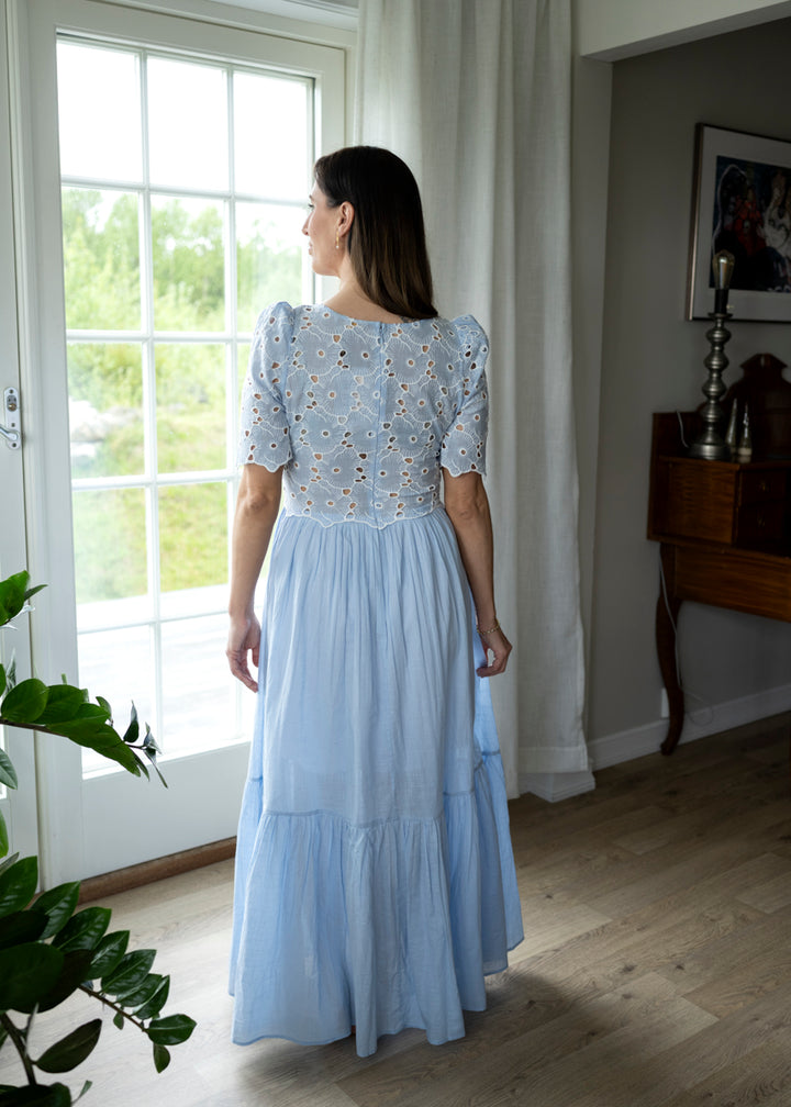 Broderie Anglaise Maxi Dress