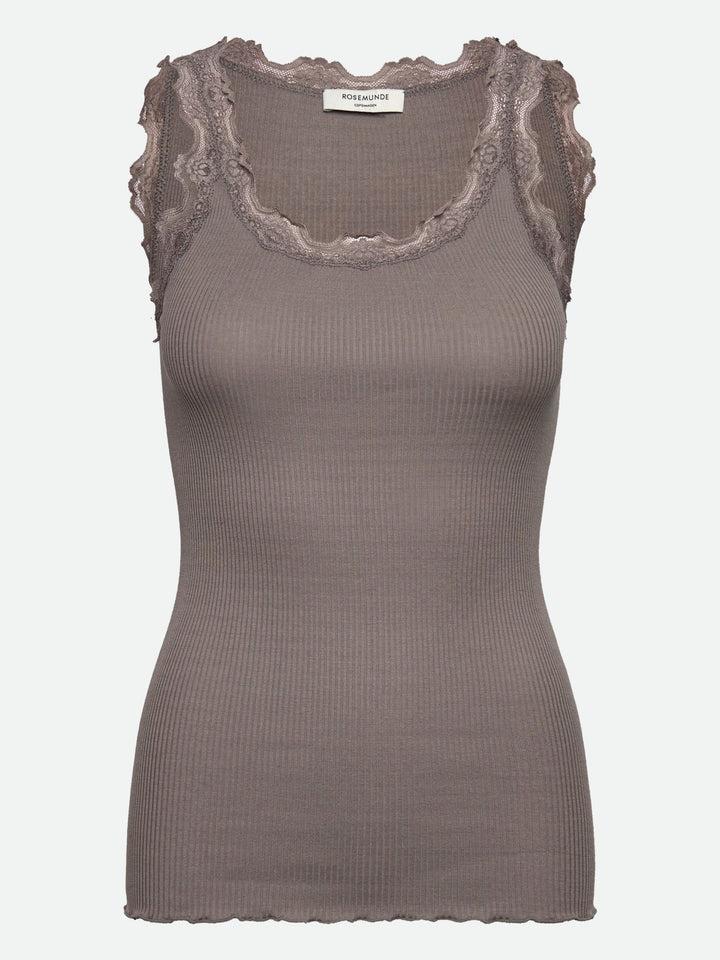 RWBabette Silk SL U-neck Lace Top