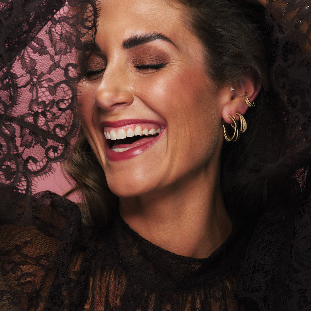 Tone damli - Save me Gold Ear Cuffs