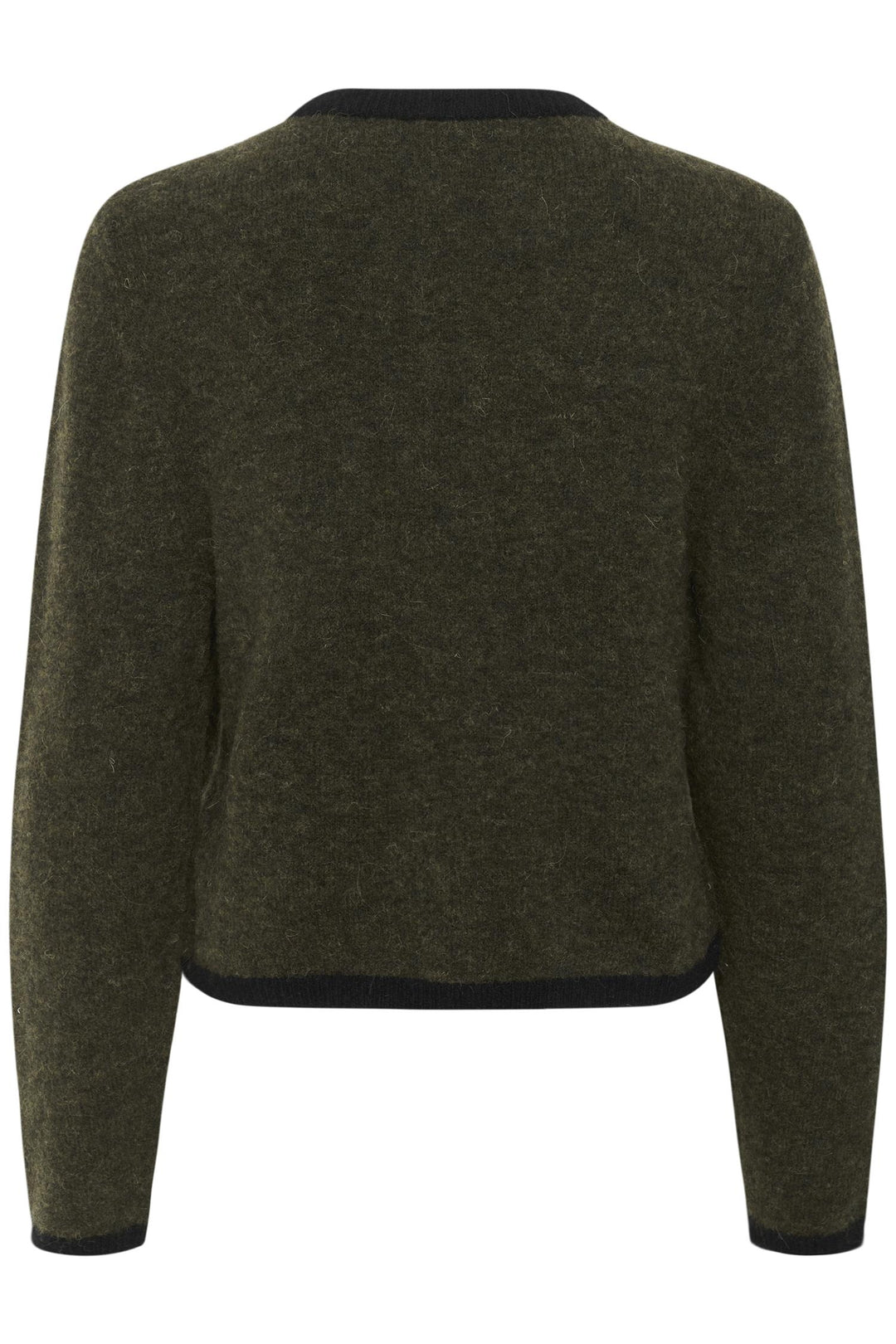 Gzalpha Ls Contrast Cardigan