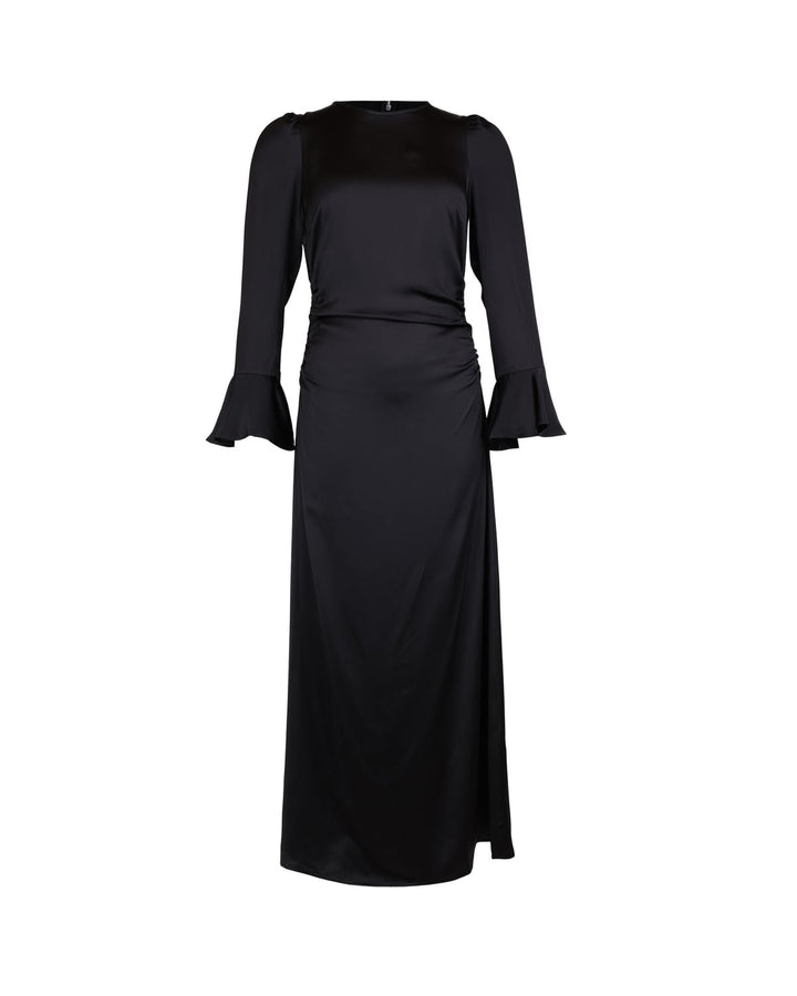 Satin Rouching Dress