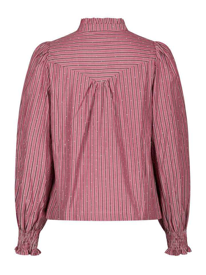 Astrida Soft Stripe Stone Blouse