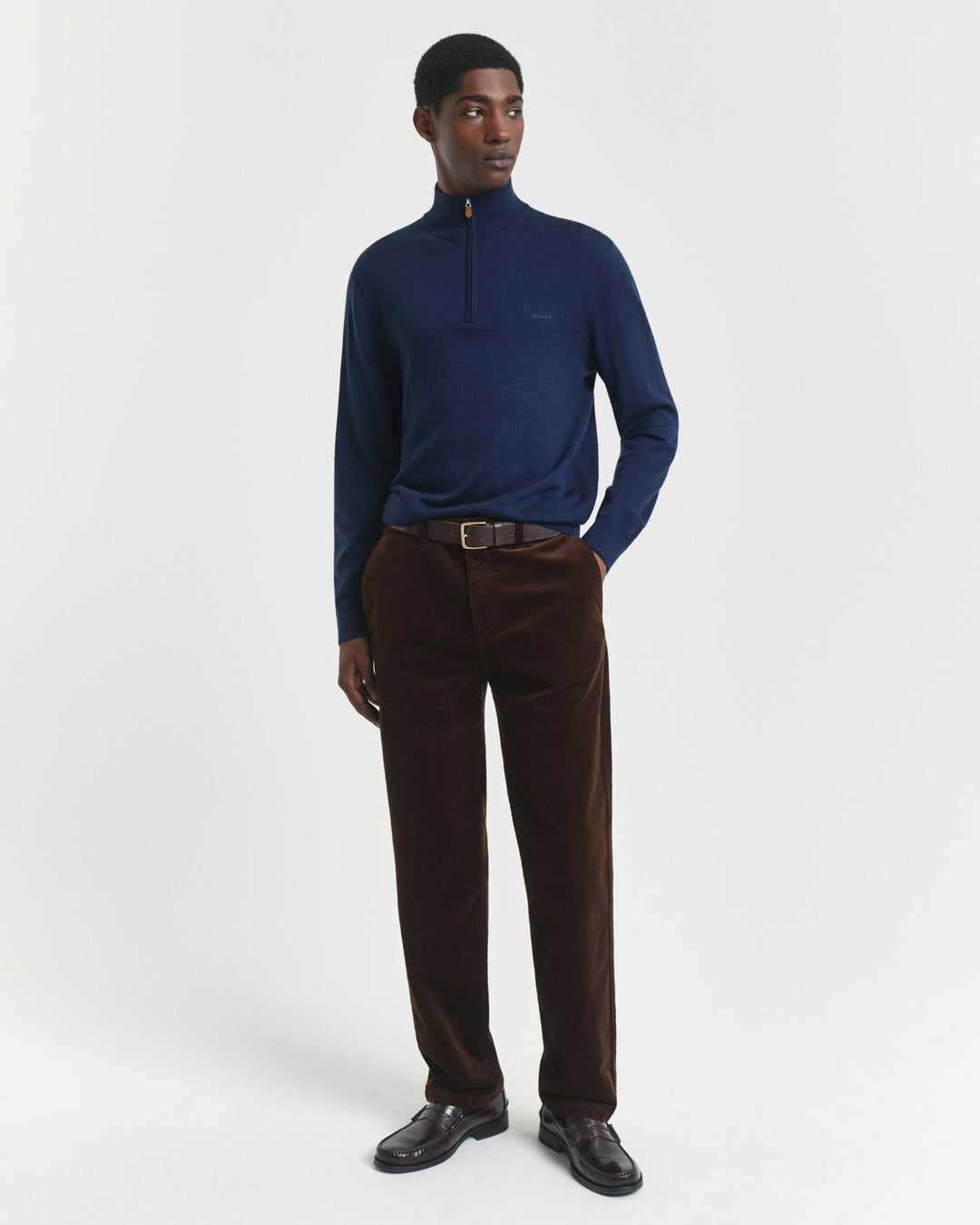 Extrafine Merino Wool Half Zip