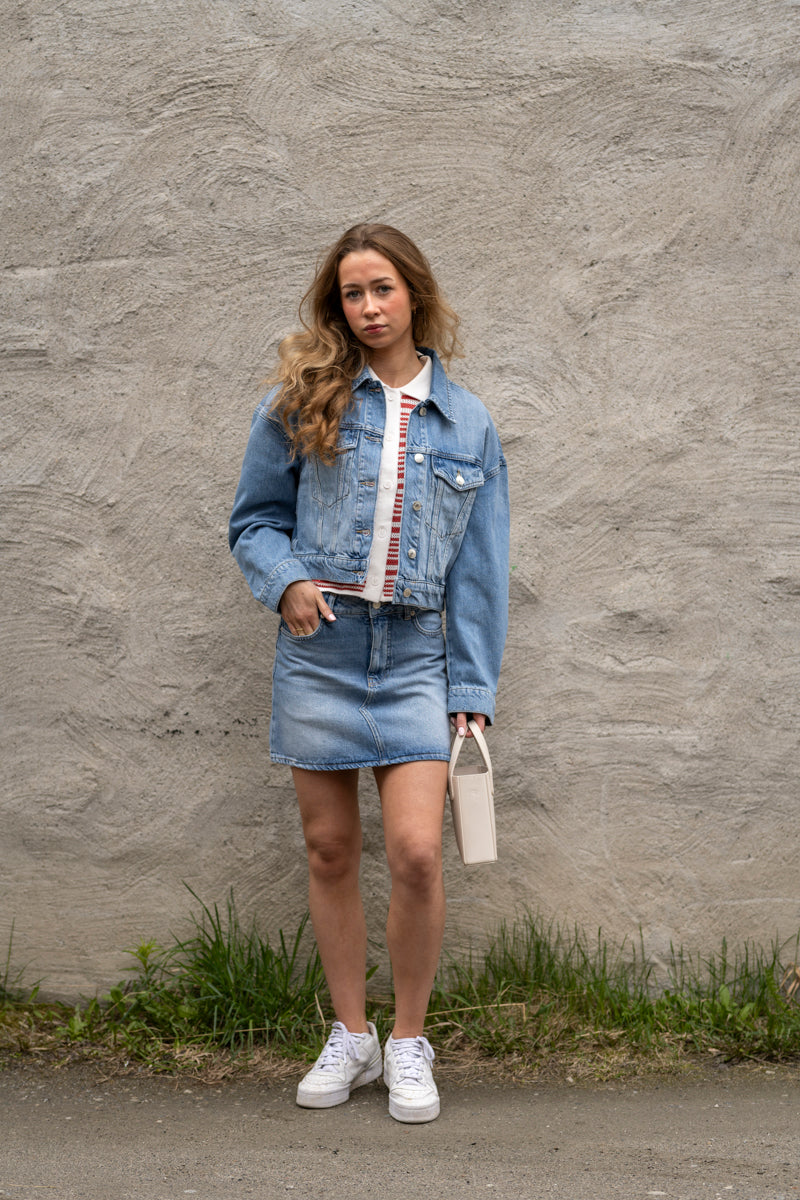 Cropped Denim Jacket