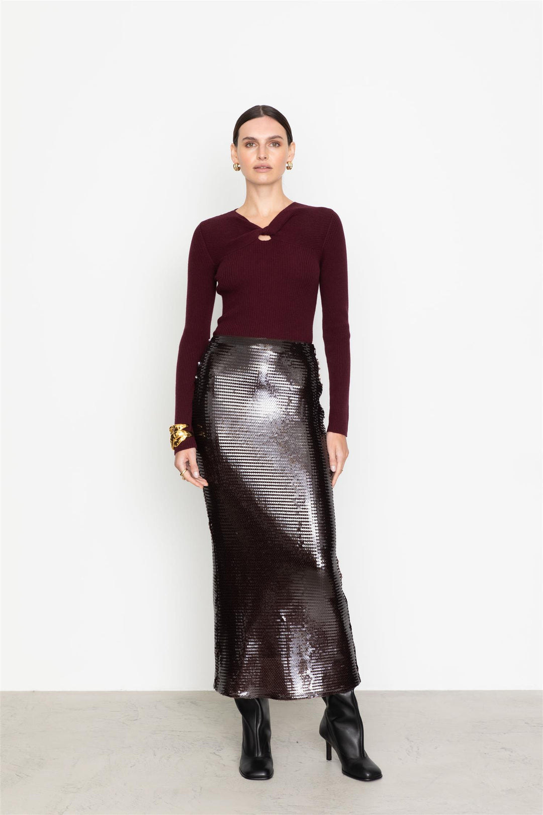 Eclipse Sequin Skirt