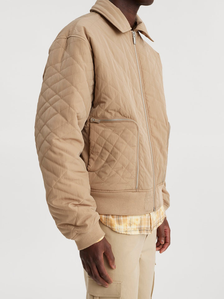 Lark Quilted Bomber Jacket