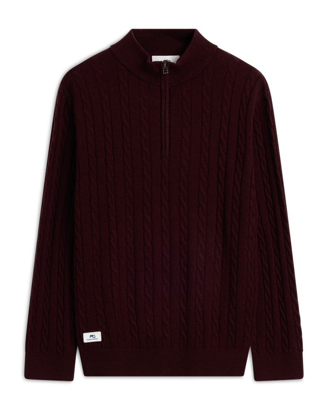 Knit Thin Half Zip