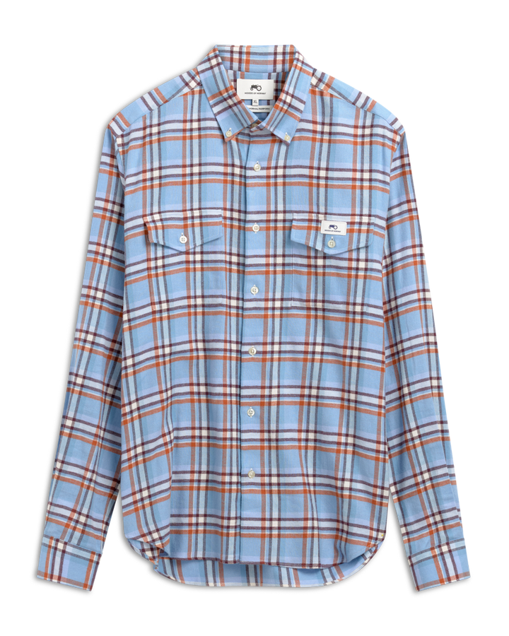 Bold Check Blue R