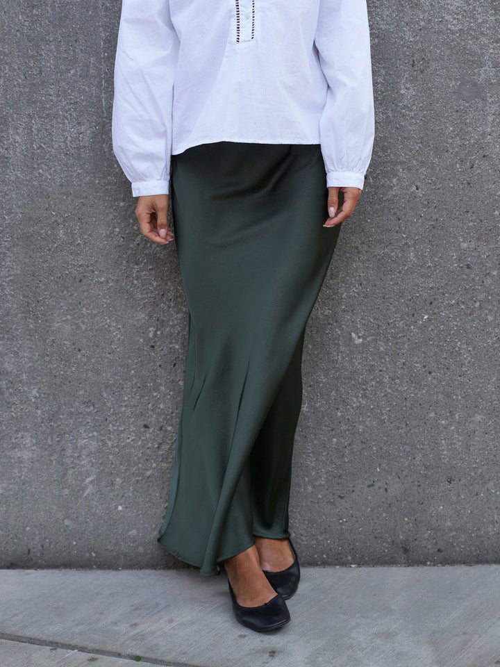 Vicky Heavy Sateen Skirt