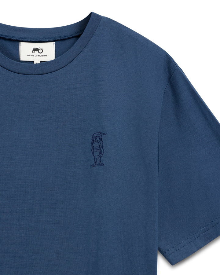 Wool Tee Blue