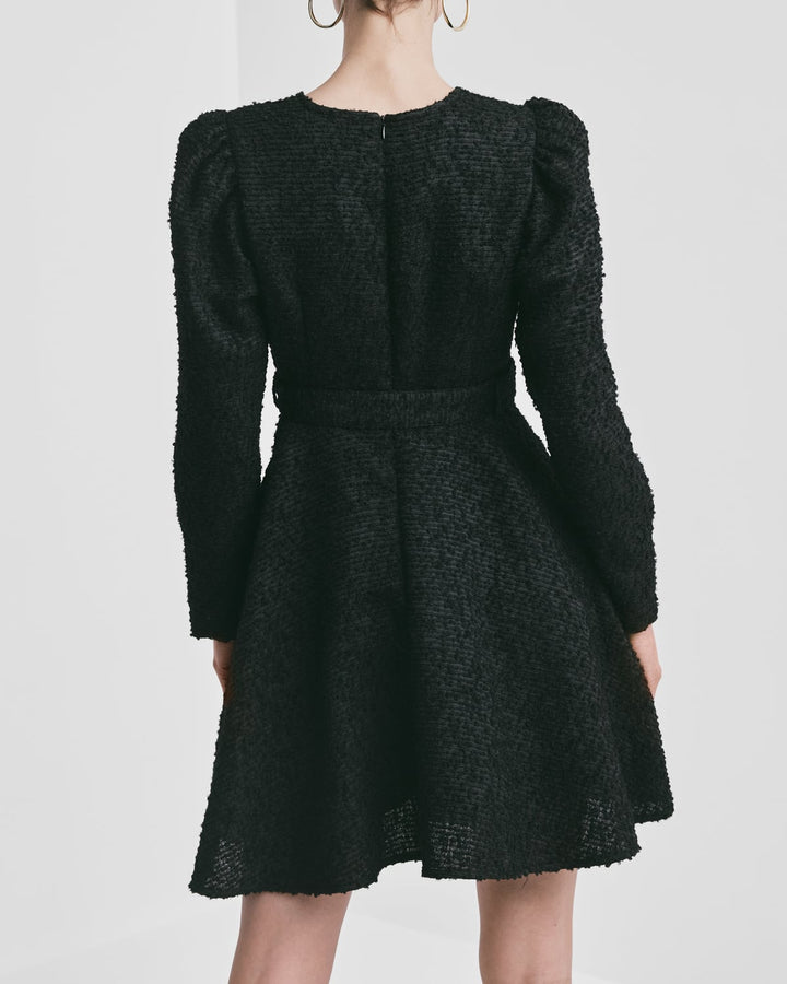 Boucle Belt Dress