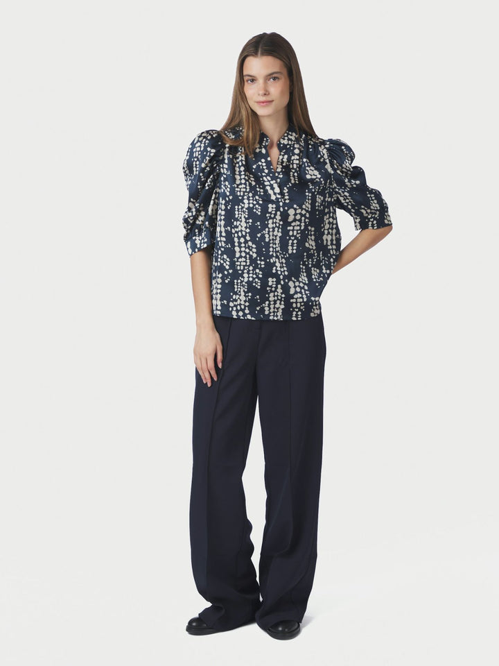 Roella Scatter Print Blouse