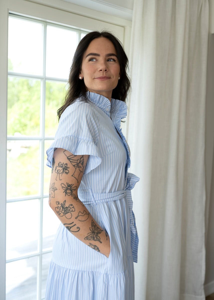 Nellie Soft Stripe Dress