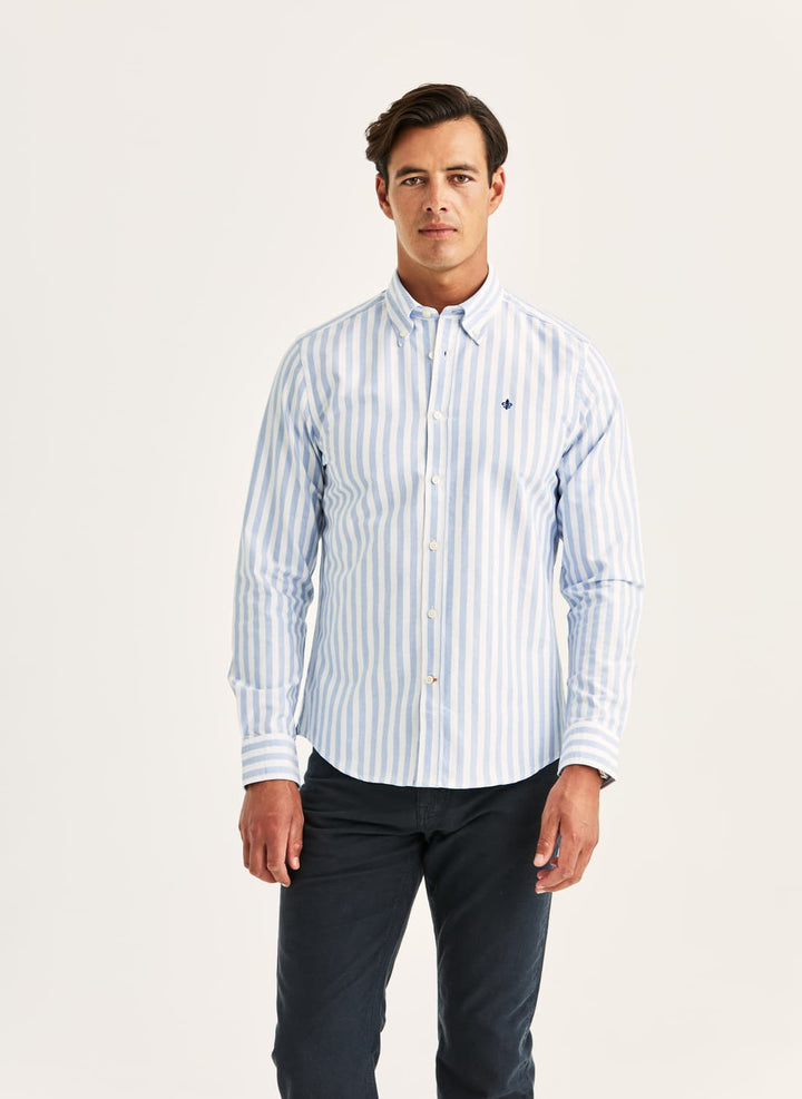 Douglas Oxford Stripe Shirt Slim fit