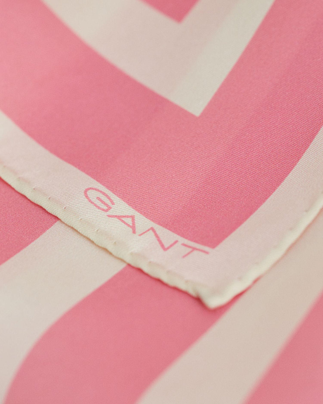 Stripe Print Silk Scarf