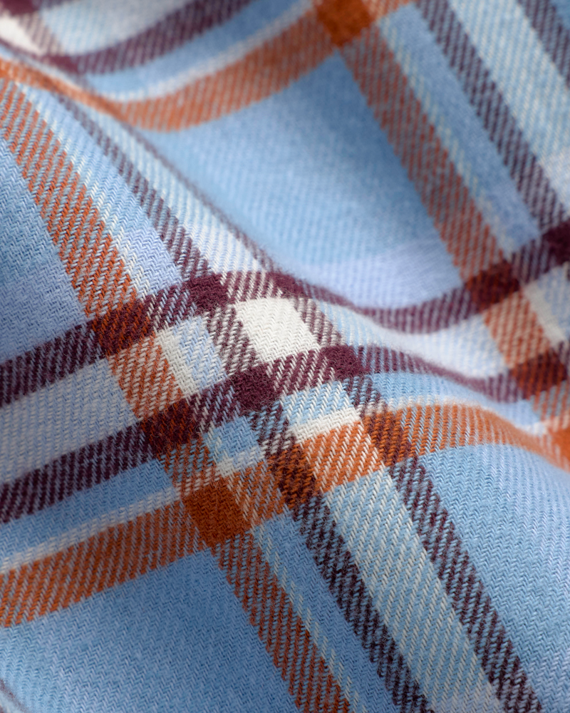 Bold Check Blue R
