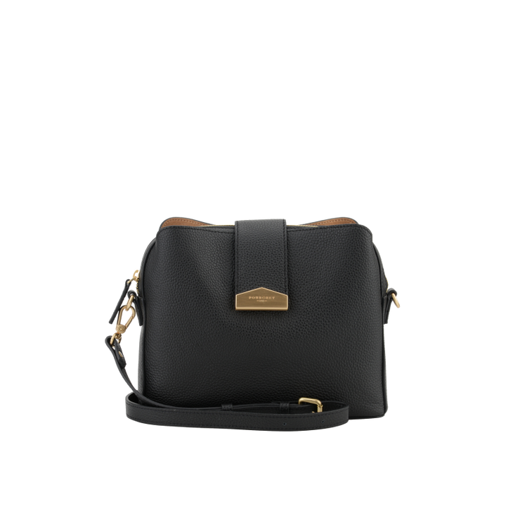 Cowhide leather shoulder bag