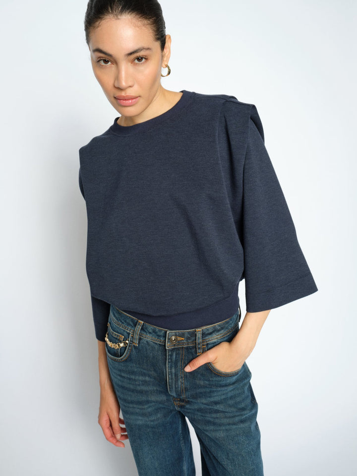 Mmmae O-3/4 Sleeve Sweatshirt