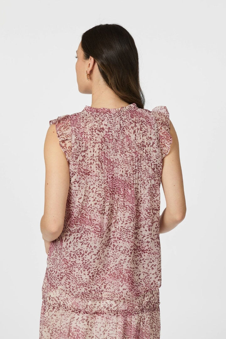 Izar Blur Graphic Top