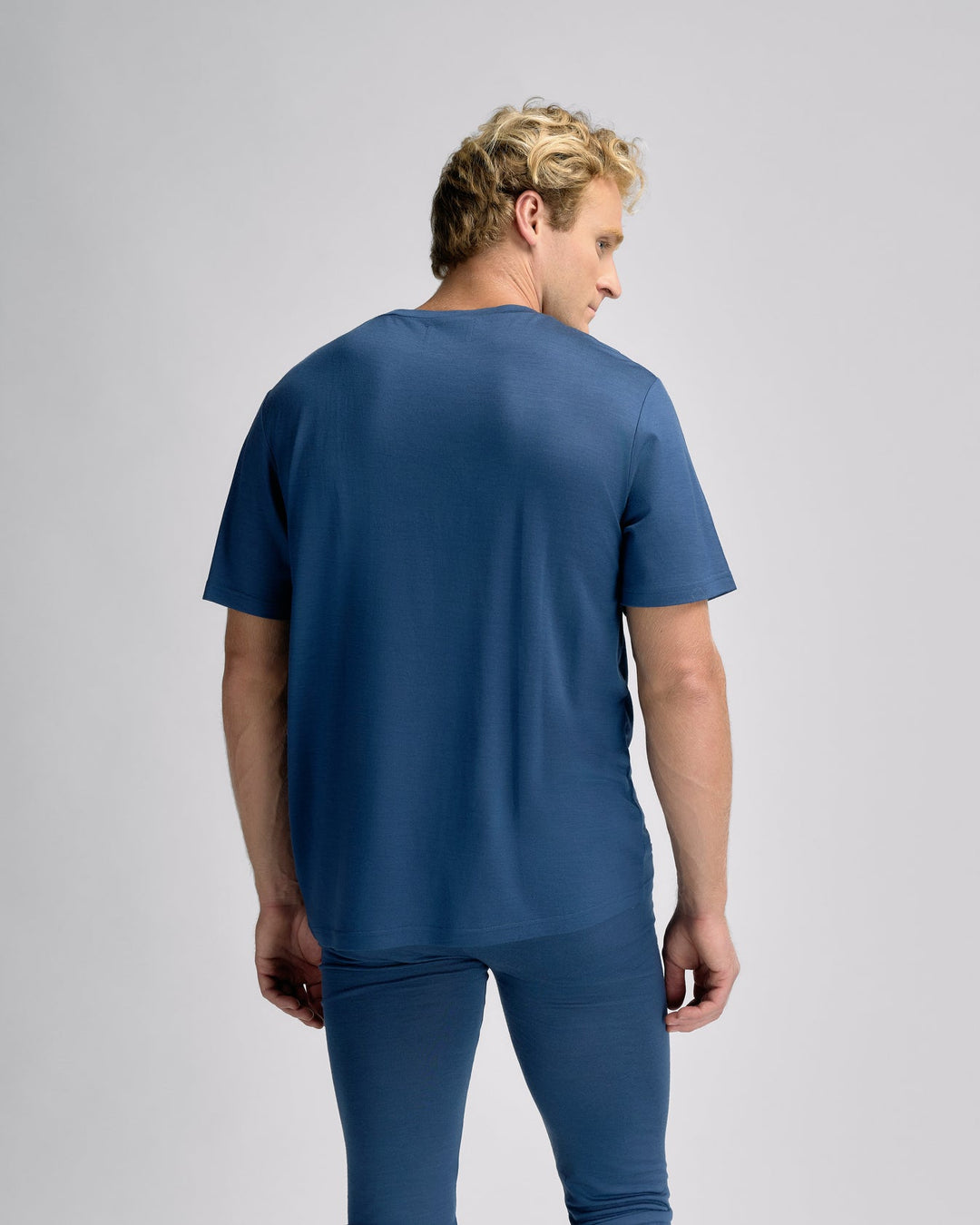Wool Tee Blue