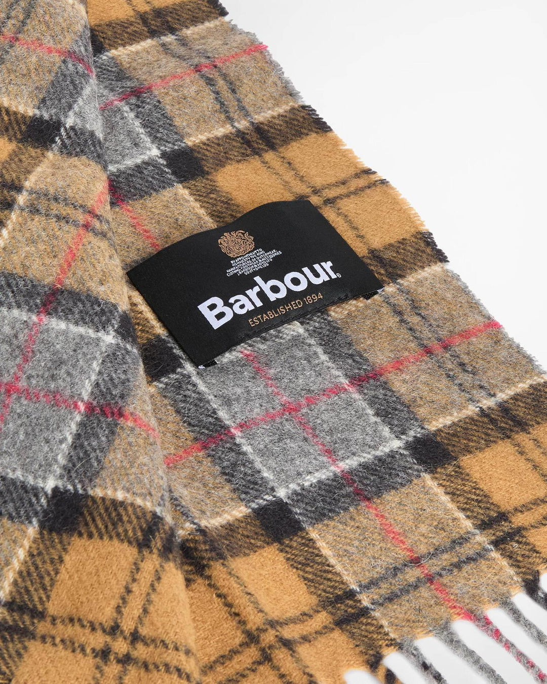 Barbour Tartan Wool Scarf