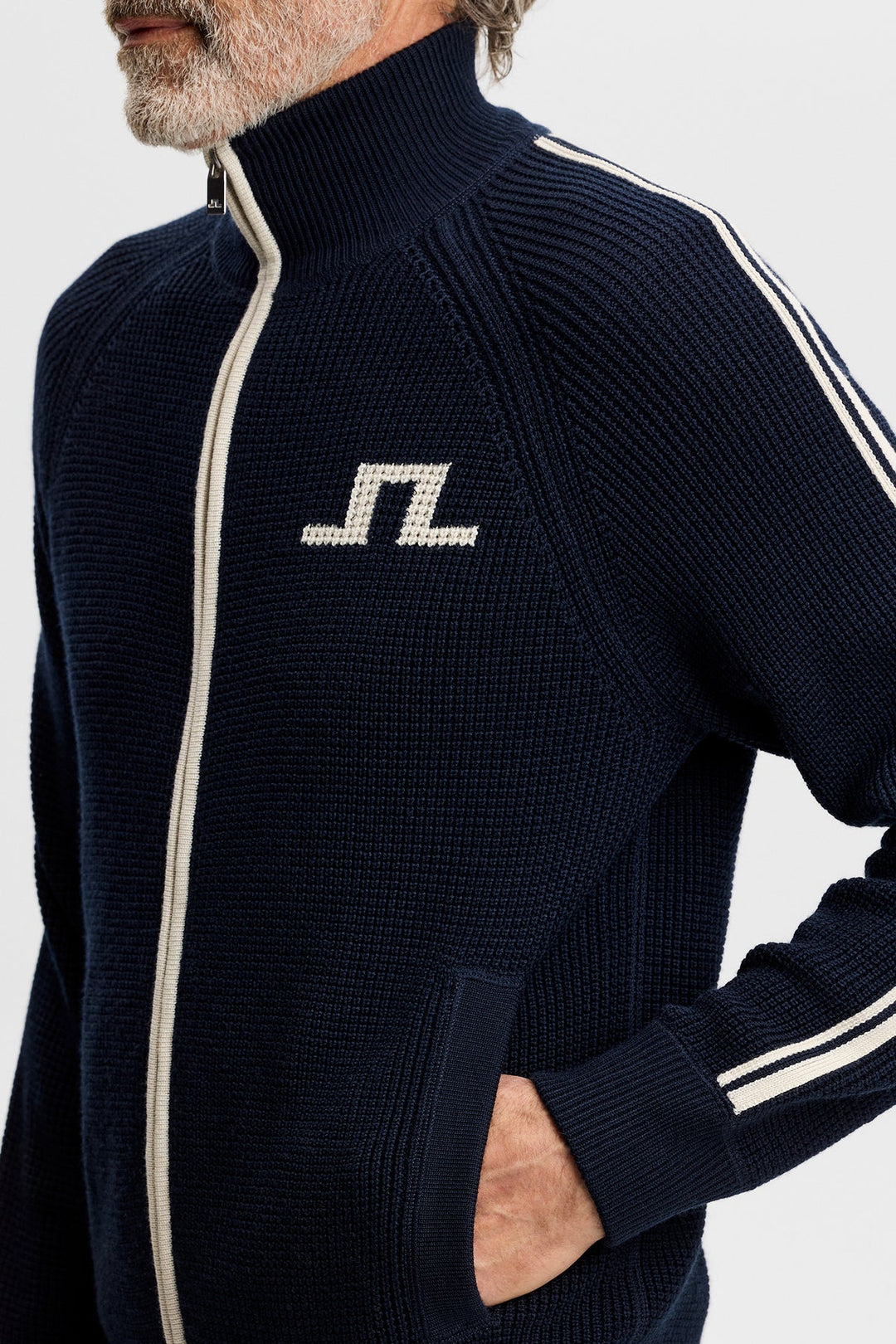 Craig Zip Knit Cardigan