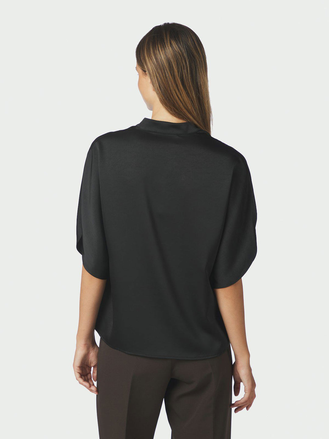 Anelle Heavy Sateen Blouse