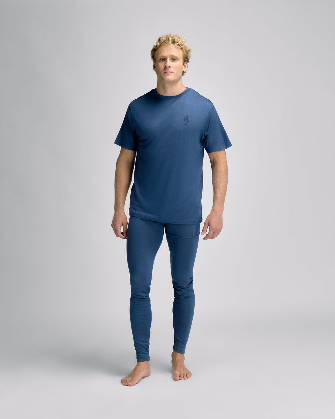 Wool Tee Blue