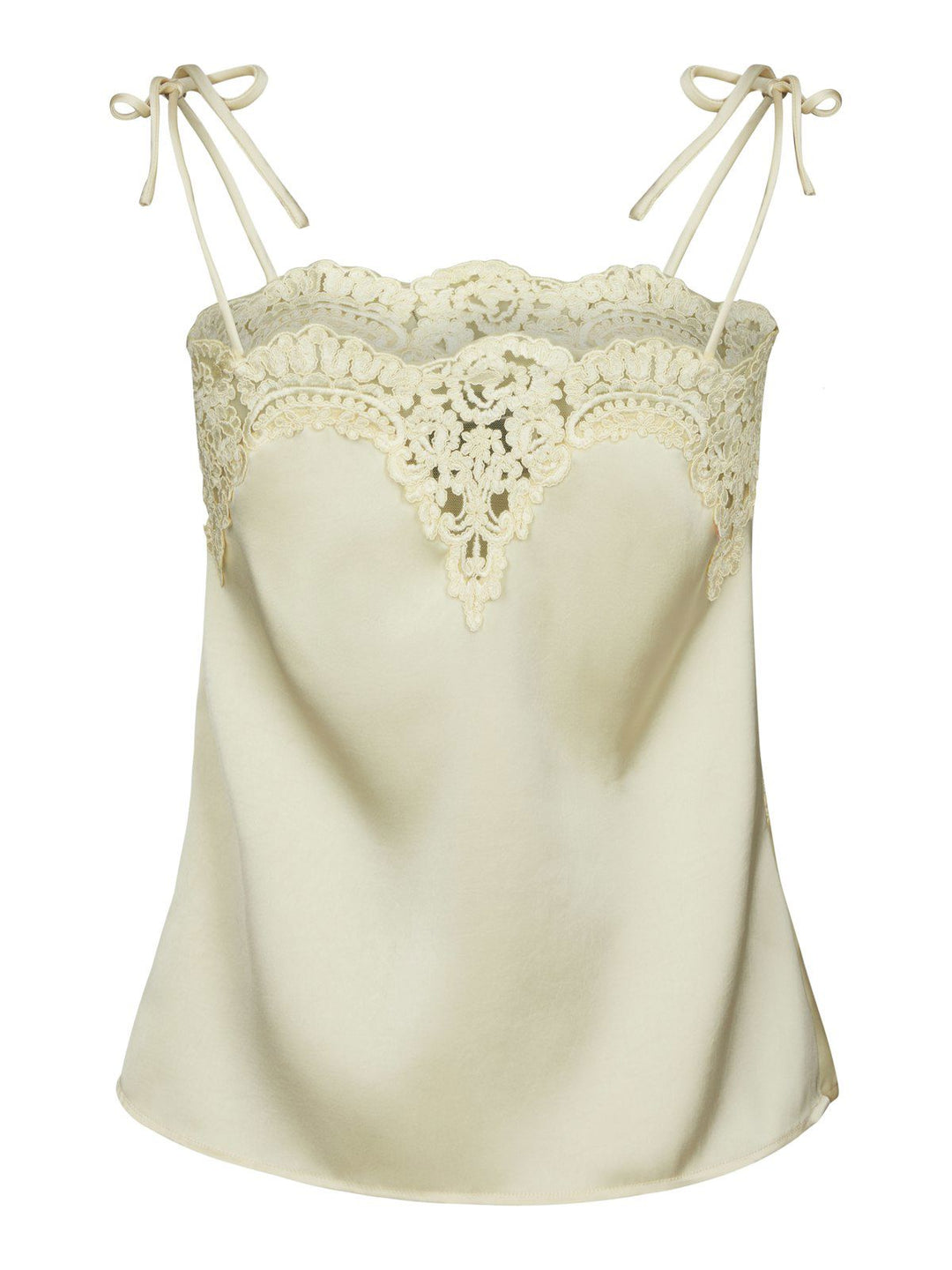 Kaela Heavy Sateen Lace Top