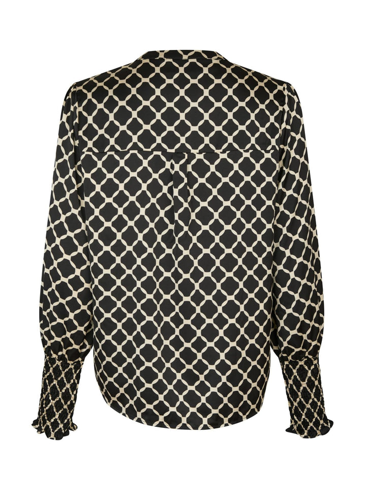 Landa Tile Print Blouse
