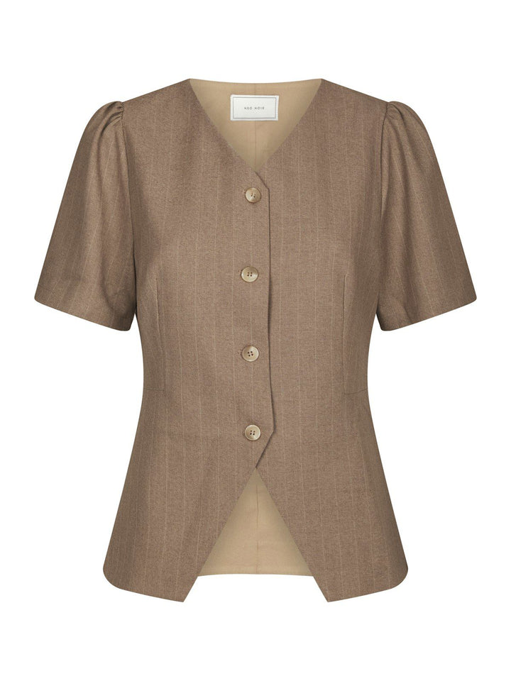 Jules Pinstripe Blouse