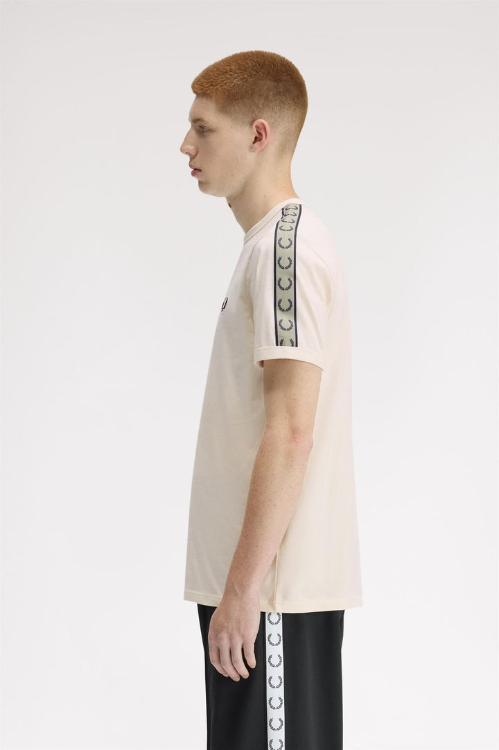CONTRAST TAPE RINGER T-SHIRT
